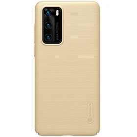 Viedtālruņa apvalks Nillkin Super Frosted Shield Huawei P40 zelta