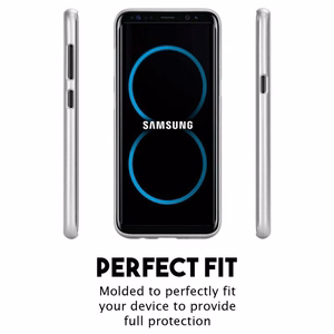Mercury I-Jelly vāciņš ierīcei Samsung Galaxy S8, sudraba krāsā