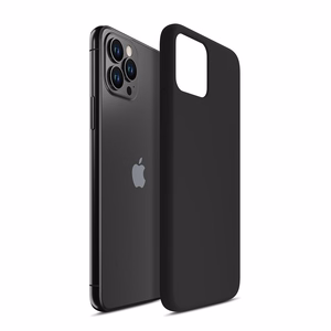3mk silikona viedtālruņa apvalks iPhone 11 Pro Max - melns