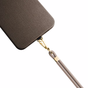 3mk EasyClip Elite tālruņa aukliņa, Taupe (zelta krāsas furnitūra)