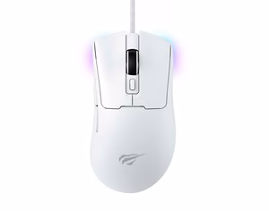 Havit MS966 RGB vadu spēļu pele (balta)