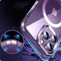 Tech-Protect FlexAir Hybrid Magnētiskais viedtālruņa apvalks Samsung Galaxy S24 Ultra - Caurspīdīgs