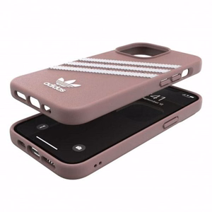 Adidas OR veidots viedtālruņa apvalks PU iPhone 13 Pro / iPhone 13 - rozā