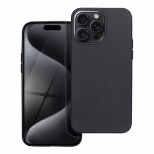 MATT viedtālruņa apvalks IPHONE 15 Pro melna