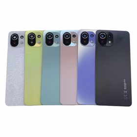 Aizmugurējais vāciņš Saderīgs ar Xiaomi Mi 11 Lite 5G / Piparmētru Zaļš / (ar camera lens) HQ