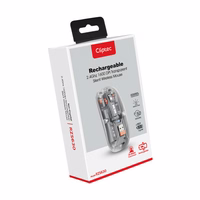 Cliptec Datora pele Caurspīdīgs RZS630 bezvadu optical 1600DPI