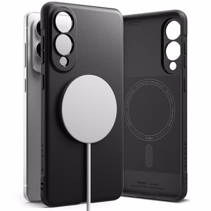 Магнитный чехол Ringke Onyx MagSafe для Samsung Galaxy S25 Edge - чёрный
