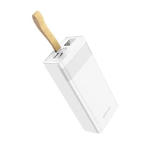 Ārējā baterija Power Bank Borofone BJ18A 2xUSB 2A 30000mAh balta