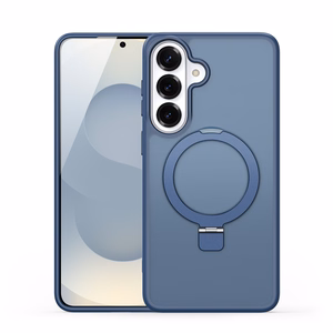 Чехол Dux Ducis Yind с магнитной подставкой для Samsung S947 S26 Plus тёмно-синий