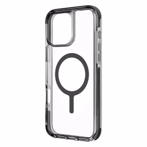 Uniq Combat iPhone 16 Pro Max 6.9" viedtālruņa apvalks ar Magclick uzlādi melns / oglekļa melns