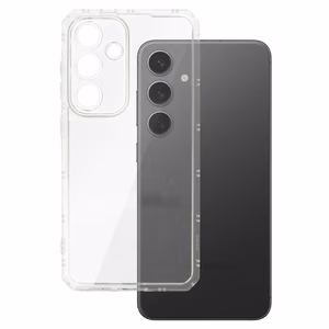 Противоударный чехол Armor для Samsung Galaxy S24 FE прозрачный