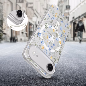Tech-Protect FlexAir Magnētiskais viedtālruņa apvalks iPhone 17 Air - Margrietiņas ar lapām