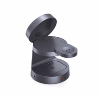 Tech-Protect QI2.2-25W-A48 3in1 magnētiskais bezvadu lādētājs - tumši zils