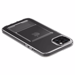 Spigen Crystal Slot viedtālruņa apvalks iPhone 15 Plus - caurspīdīgs