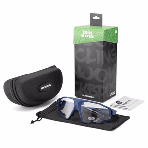 Rockbros SP216BL fotohromās UV400 riteņbraukšanas brilles - zilas