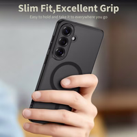 Tech-Protect BasicMag MagSafe Maciņš for Samsung Galaxy S26 - caurspīdīgs melns