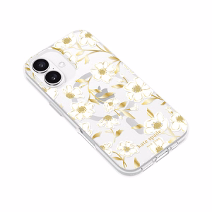 Kate Spade New York Protective Gems MagSafe - Case for iPhone 16 (Sunshine Floral)