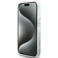 Hello Kitty šķidro spīdumu piekariņi Kitty Head viedtālruņa apvalks iPhone 14 Pro - sudrabains