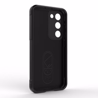 Magic Shield viedtālruņa apvalks Samsung Galaxy S23+ elastīgs bruņots pārsegs melns