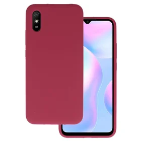 Viedtālruņa apvalks no silikona Lite telefonam Xiaomi Redmi 9A bordo