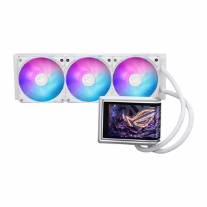 Asus ROG RYUO IV 360 ARGB - visintegrētais ūdens dzesētājs, 12 cm (balts)