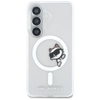 Karl Lagerfeld IML Peekaboo Choupette MagSafe Maciņš for Samsung Galaxy S26 Plus - caurspīdīgs