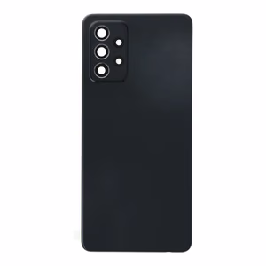 Aizmugures vāciņš Samsung A72 4G A725 / A72 5G A726 melns (ar kameras stiklu) OEM