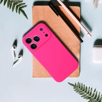 Silikona Lite viedtālruņa apvalks Iphone 17 Pro Max fuksiju