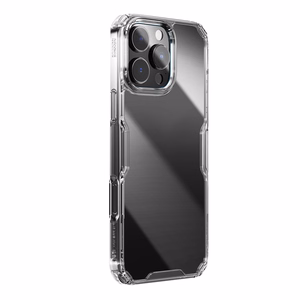Nillkin Nature Pro vāciņš iPhone 16 Pro Max - caurspīdīgs un balts