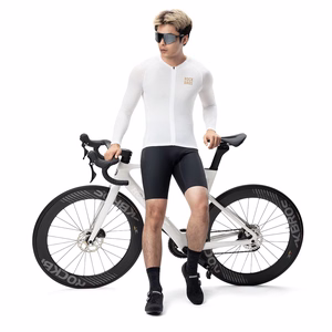 Rockbros YDCX008 Diamond Long Sleeve Cycling Jersey Size XL - White