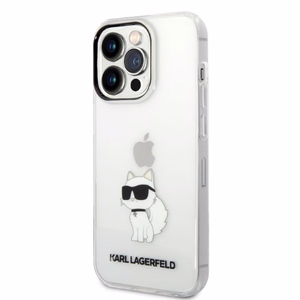 Karl Lagerfeld KLHCP14XHNCHTCT iPhone 14 Pro Max 6.7" caurspīdīgs cietais apvalks Ikonik Choupette