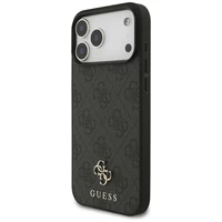 Guess 4G Small Classic Logo MagSafe futrālis iPhone 17 Pro Max - melns