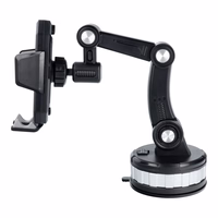 Auto turētājs vējstiklam / paneļim SUPER STRONG ZP-X0566 melns