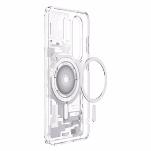 Spigen Ultra Hybrid Mag Zero One vāciņš ierīcei Samsung Galaxy S26 Ultra, ar MagSafe, caurspīdīgs un balts