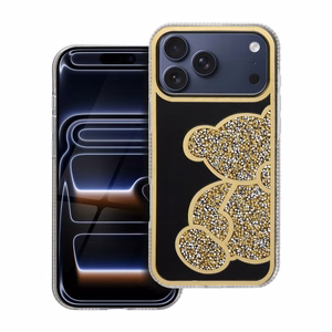 Чехол для iPhone 17 PRO MAX Teddy Bear золотой