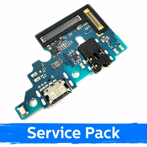 Charging Port Saderīgs ar Samsung A515 2020 A51 Ar Flex / Plata 100% Original (Service Pack)