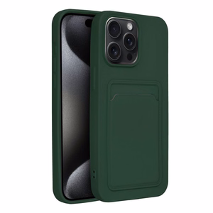 Case for iPhone 15 PRO MAX Card Case zielony