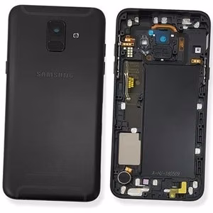 Aizmugurējais vāciņš Samsung A600 A6 2018 melns oriģināls (lietots C klase)