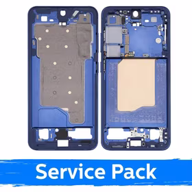 Vidējais rāmis saderīgs ar Samsung S931 S25 / tumši zils / (Service Pack)