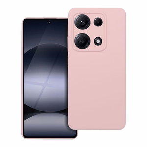 Чехол для Xiaomi Redmi Note 14S Silicone 2mm пудрово-розовый