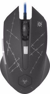 Defender Forced GM-020L vadu optiskā spēļu pele, USB Type-A, 3200 DPI