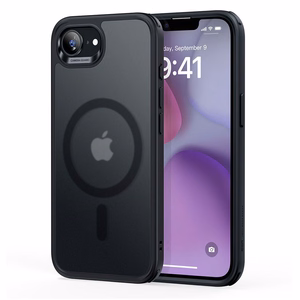 ESR Classic Hybrid Halolock MagSafe viedtālruņa apvalks iPhone 16e - melns