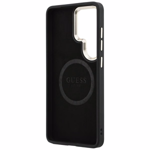 Guess maciņš Perforated Logo MagSafe priekš Samsung Galaxy S26 Ultra brūns
