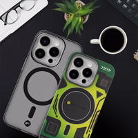 FORCELL F-PROTECT Leveli ar divu slāņu 4D tehnoloģiju, militārā nolaišanas pārbaude saderīgs ar MagSafe SAMSUNG S25 - cyber zaļš