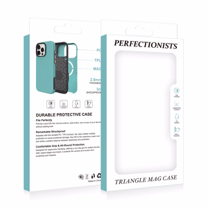 Perfectionists Trīsstūra Mag futrālis iPhone 15 Pro melns