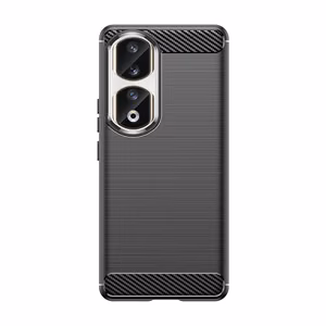 Carbon viedtālruņa apvalks Honor 90 Pro - melns