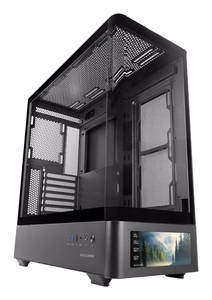 Mars Gaming MCLCDPRO datora korpuss Midi Tower melns