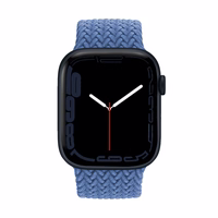 Crong Wave Band – Braided Apple Watch siksniņa 44/45/46/49mm (zils)
