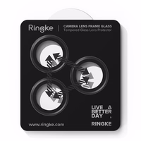 Ringke Kameras Rāmja Aizsargs 2 komplekts iPhone 17 Pro / 17 Pro Max - melns