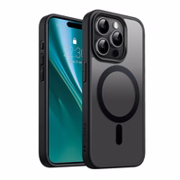 Etteri matēts Mag apvalks (m) iPhone 15 Pro 6,1 melns (m)